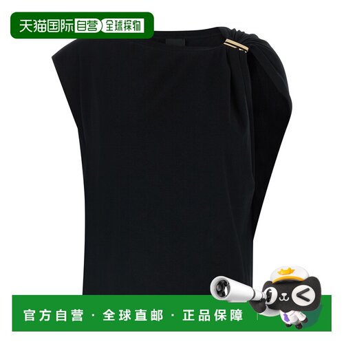 1h可退 香港直邮PINKO 女士T恤 106478A35DZ99 SS2026 黑色 Melod