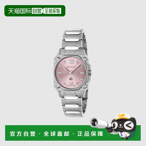 自营欧洲直邮Gucci/古驰 男女通用G-Flat腕表 24毫米