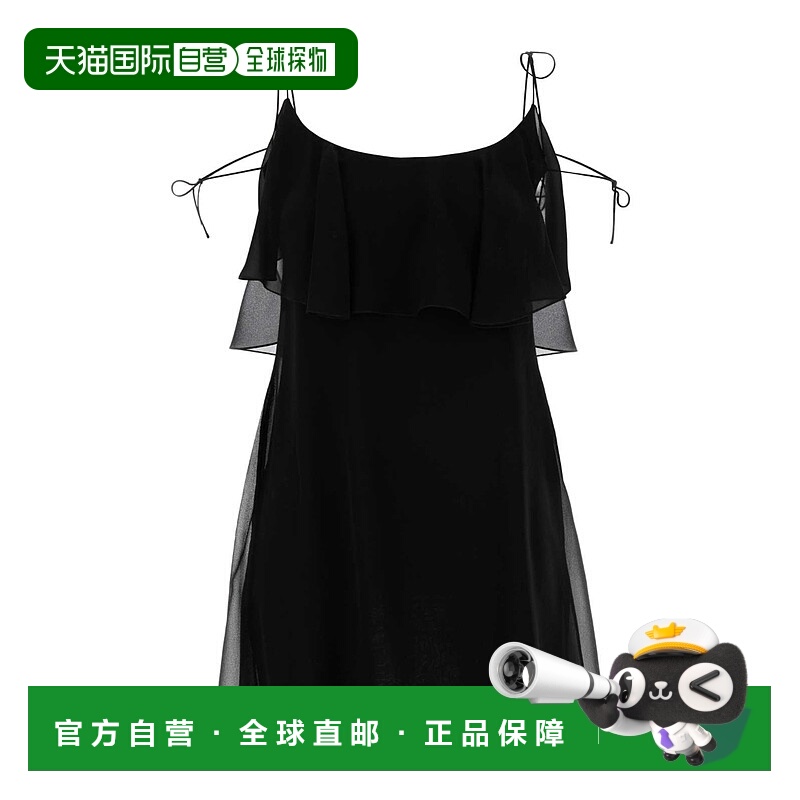 香港直邮Saint Laurent 系带连衣裙 820529Y3H36