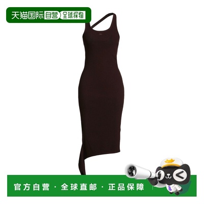 1h可退 香港直邮Courreges 女士 长款连衣裙 brown棕色 舒适时尚