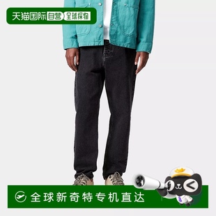 牛仔 欧洲直邮Carhartt Wip 男士 黑色棉休闲裤