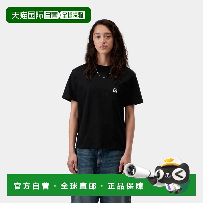 自营欧洲直邮Carhartt WIP Pocket Small Heart女士棉质口袋短袖T