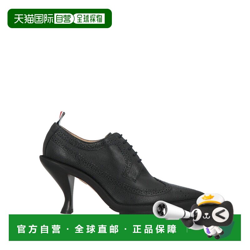 1h可退 香港直邮Thom Browne 汤姆 布朗 女士 绑带鞋 black黑色