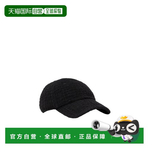 1h可退 Saint Laurent CASSANDRE 粗花呢帽 A003SA3YU38帽子配饰