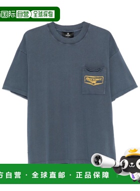1h可退 香港直邮Represent 男士 and Polos T恤蓝色T恤 MLM100596