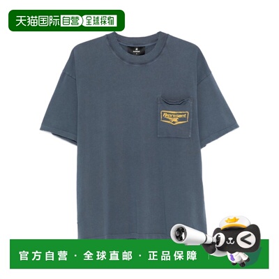 1h可退 香港直邮Represent 男士 and Polos T恤蓝色T恤 MLM100596