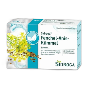 欧洲直邮Sidroga茴芹茴香茶包20X2.0g健康膳食肠胃痉挛