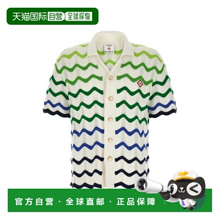 香港直邮Casablanca 衬衫 男士 Wave MSP26KW8 Gradient 1h可退