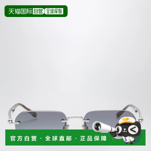 欧洲直邮GUCCI 女士太阳镜 A000PGI33308140 AW2026 银色 Silver-