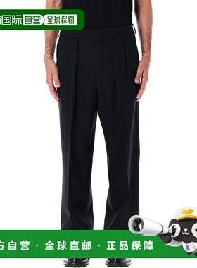 香港直邮Tom Ford 汤姆 福特 男士 宽松羊毛双褶裤子 PLMD01W0056