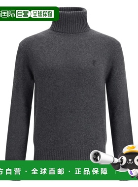 1h可退 香港直邮Ami Paris 男士 AMI - Col roule en gris 羊绒 h