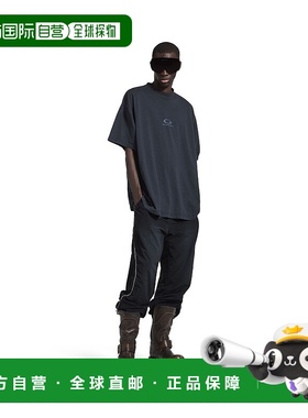 欧洲直邮BALENCIAGA (2025) 男士 Loop Sports Icon 大码水洗黑色
