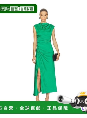 1h可退 香港直邮Simkhai 女士 Burke 垂褶迷你连衣裙 6251181Q