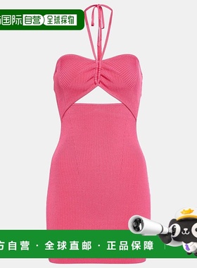 1h可退 香港直邮Simkhai 女士 罗纹针织针织迷你连衣裙 001397