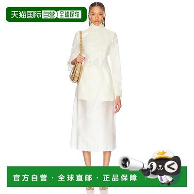 1h可退 香港直邮Tom Ford 汤姆 福特 女士 Material 高科技风衣 C