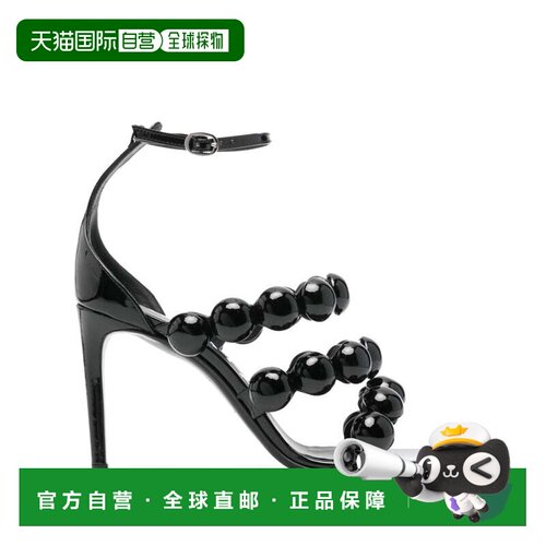 1h可退 香港直邮ALAIA 女士凉鞋 AA3S114CK168999 AW2024 黑色 三