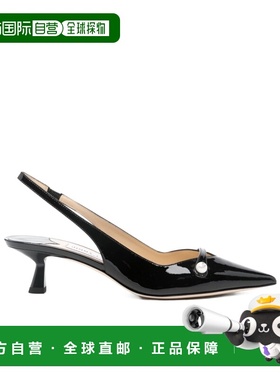 1h可退 香港直邮Jimmy Choo 尖头高跟凉鞋 AMITA45PAT女鞋