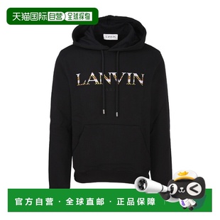 香港直邮Lanvin RMHO0010J209 徽标连帽卫衣