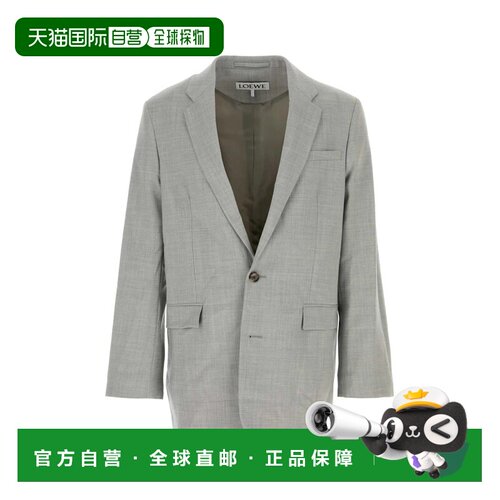 1h可退 香港直邮LOEWE 男士西服 H526Y03WC3GREY AW2025 灰色 Gre