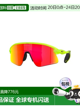 自营欧洲直邮Oakley Stunt Devil男士红色O Matter塑料运动太阳眼