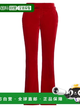 1h可退 香港直邮Tom Ford 汤姆 福特 女士 休闲长裤 red红色 舒适