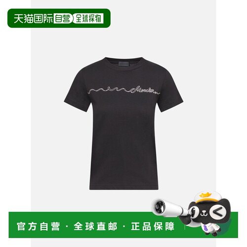 香港直邮MONCLER 女士T恤 L10938C0001789B999 SS2026 黑色