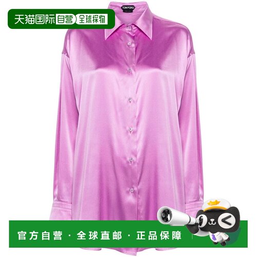 1h可退 香港直邮TOM FORD 女士衬衫 CA3211FAX881GV463 SS2024 紫