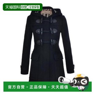 香港直邮Burberry 38875081 博柏利 羊毛牛角扣大衣