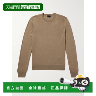 汤姆 Ford 福特 男士 KCL0 1h可退 羊绒真丝混纺毛衣 香港直邮Tom
