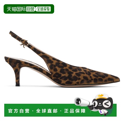 1h可退 香港直邮Gianvito Rossi 吉安维托 罗西 女士 棕色 Robbie
