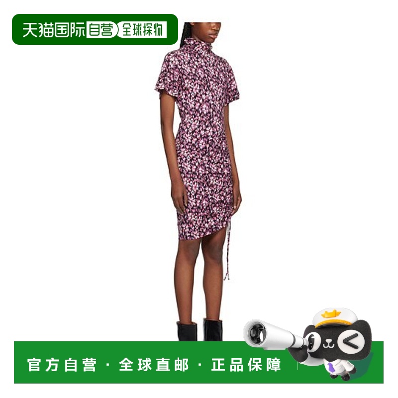 香港直邮Isabel Marant 印花短袖连衣裙 RO0164FAA3K78E