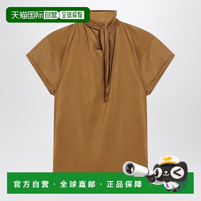 1h可退 香港直邮LEMAIRE 女士T恤 TS0020LJ1049BR426 SS2026 棕色