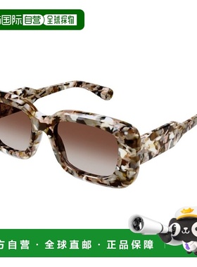 1h可退 香港直邮Chloe 蔻依 女士 徽标太阳镜 CH0188S brown棕色