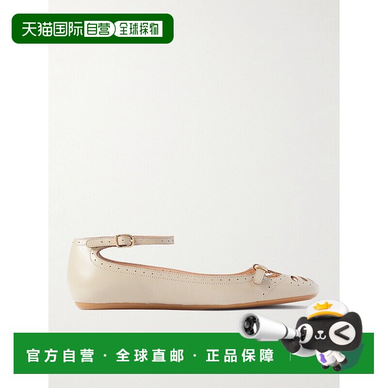 香港直邮Chloe 蔻依 女士 Misty 镭射切割皮质芭蕾舞鞋 CH25W13XU