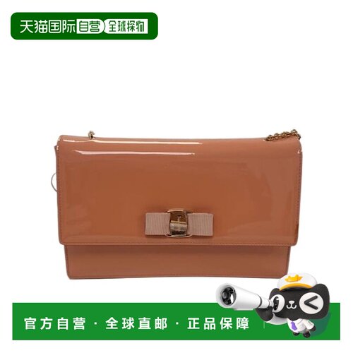 1h可退 香港直邮Salvatore Ferragamo 翻盖单肩包 21D855