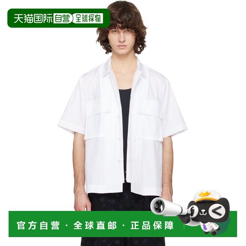 1h可退 香港直邮Sacai 男士 灰白色衬衫 2603981M151OFFWHITE