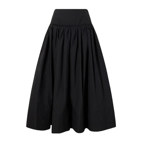 Alaia 棉质宽腰中长裙 AA9J2499W192D