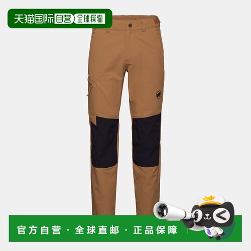 自营欧洲直邮Mammut Runbold Guide SO 男士软壳长裤运动紧身裤