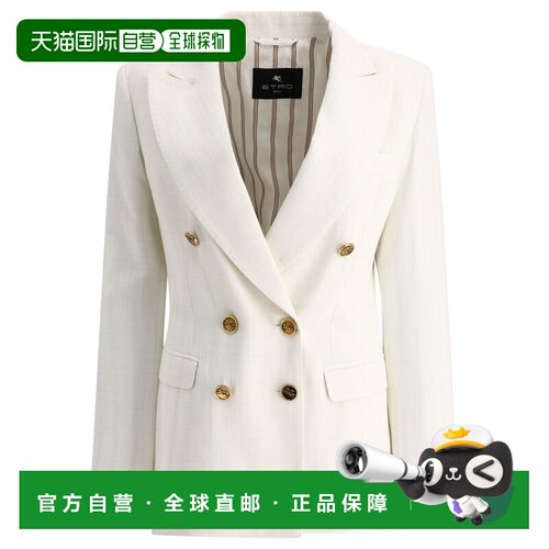 香港直邮ETRO 女士西服 WRCA001099TUDH4W0001 AW2026 白色外套
