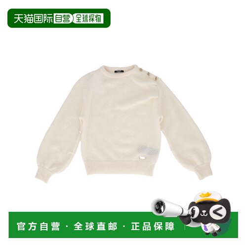 香港直邮Balmain 圆领长袖针织衫 BZ9A60W0219 【付后1h可退】