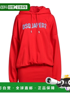 香港直邮Dsquared2 二次方 女士 短款连衣裙 red红色 舒适时尚