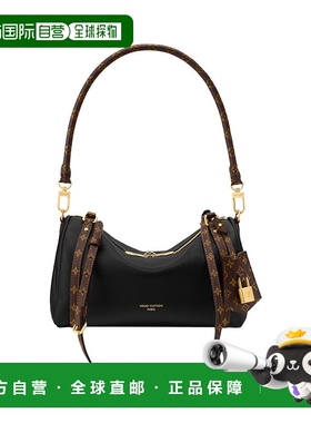 自营1h可退 欧洲直邮LV路易威登 Express小号黑色花纹镶边牛皮革