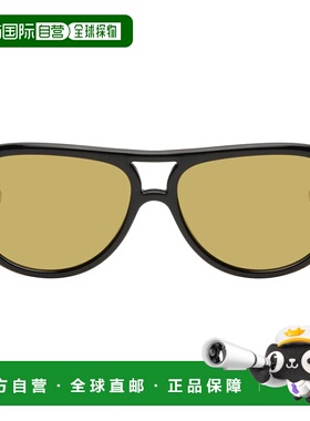 香港直邮Bottega Veneta 葆蝶家 女士 黑色 Knot Aviator 太阳镜