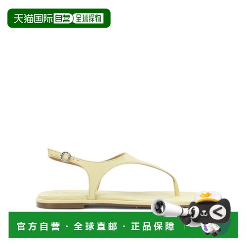 1h可退 香港直邮AEYDE 女士凉鞋 RAINENAPPALEATHERLEMONYELLOW S