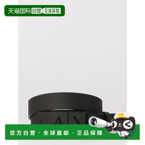 1h可退 香港直邮ARMANI EXCHANGE 男士腰带 951019CC50700020 SS2