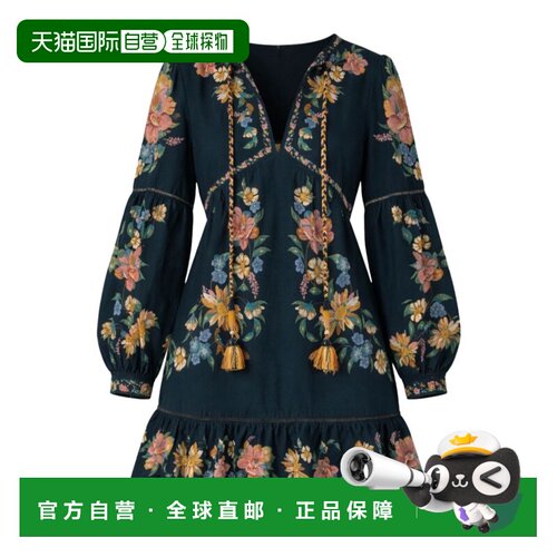 1h可退 Farm Rio 长袖连衣裙 349060