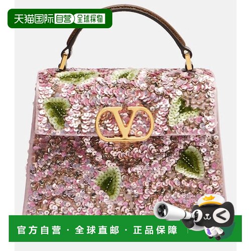 香港直邮valentino 华伦天奴 女士 VSling 迷你亮珠片手提包