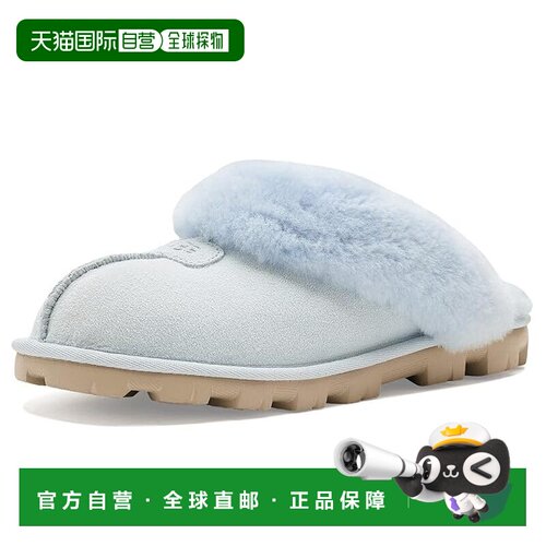 1h可退 美国直邮Ugg 女士 Coquette 凉拖 blue蓝色 舒适时尚