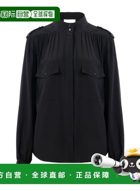 香港直邮Chloe 缩褶双绉衬衫 CH26SHT20005