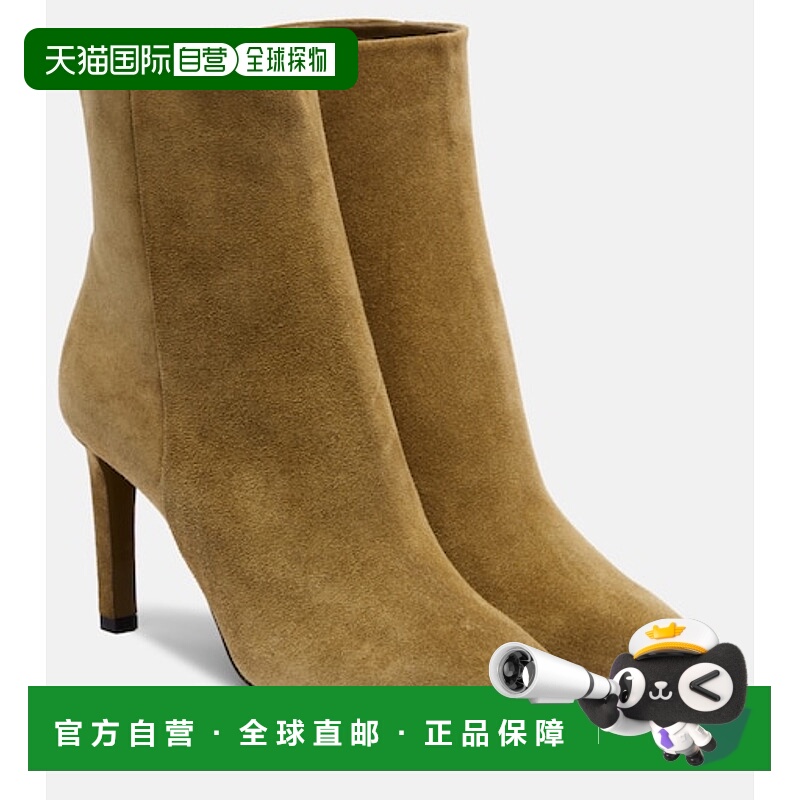 1h可退 香港直邮Jimmy Choo 周仰杰 女士 Frankie 85 绒面革短靴